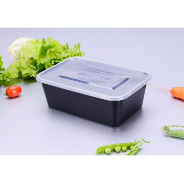 750 Ml Microwave Safe Plastic Disposable Rectangular Food Container